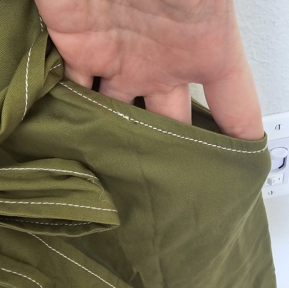 NWT Modcloth Olive Dress Size 2 - Picture 5 of 6